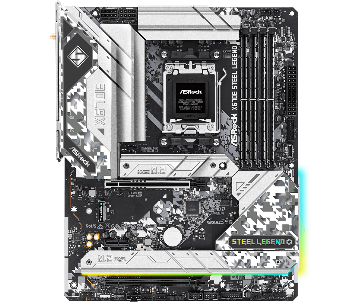 ASROCK X670E STEEL LEGEND X670 - X870E Atx Motherboard recensione e prezzo